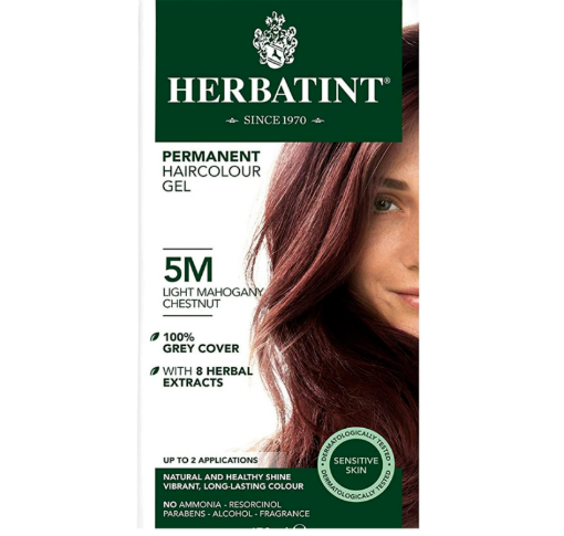 Picture of Herbatint Light Mahogany Chestnut 5M Haircolour Gel 135ml 
