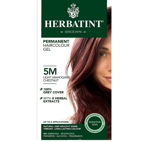 图片  Herbatint 桃花心木栗色 5M 染发剂 135ml