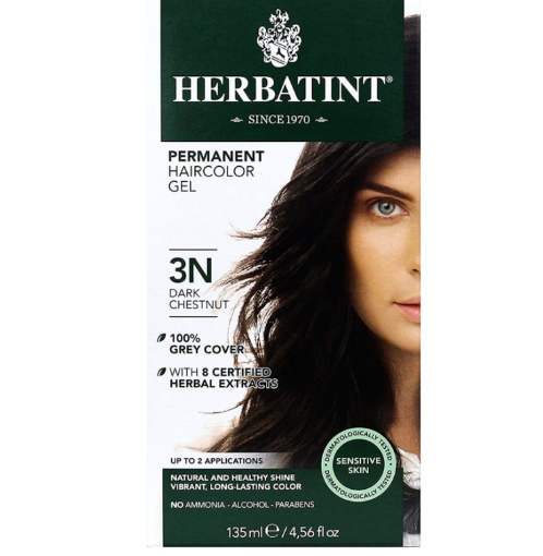 Picture of Herbatint Natural Dark Chestnut 3N Haircolor Gel 135ml