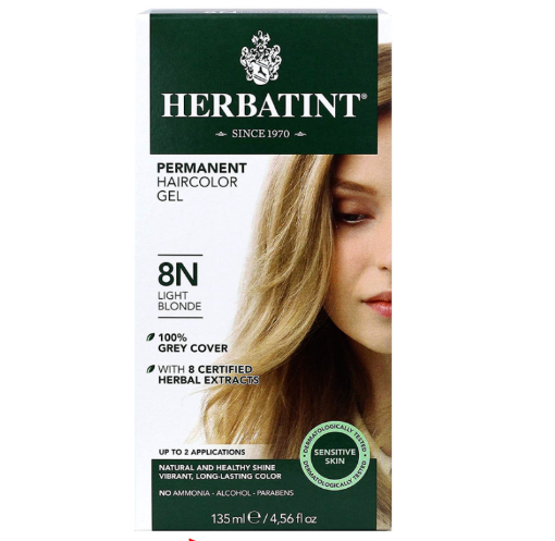 Picture of Herbatint Natural Light Blonde 8N Haircolor Gel 135ml