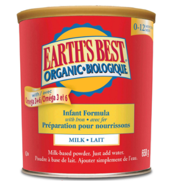 Picture of Earth's Best Infant Formula 658g