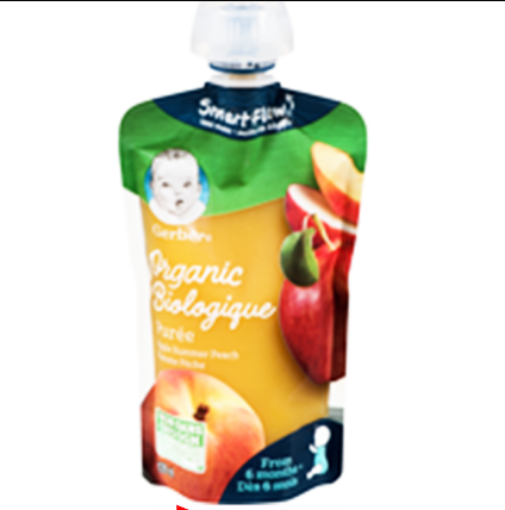 Picture of ORGANIC PURÉE APPLE SUMMER PEACH BABY FOOD果泥