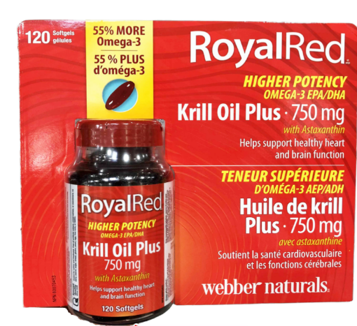 图片  【Costco本周特价】Webber Naturals  Royal Red 伟博虾青素胶囊 750mg -120粒
