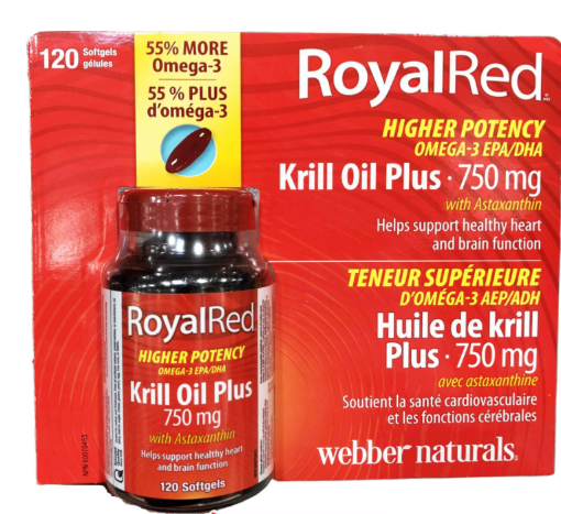 图片  Webber Naturals  Royal Red 伟博虾青素胶囊 750mg -120粒