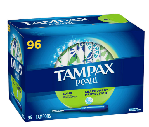 Picture of Tampax Pearl Super Tampons, 96-pack