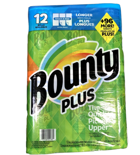 Picture of Bounty Plus Paper Towels Select-A-Size 12 Rolls