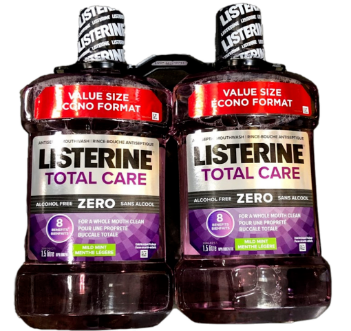 图片  Listerine 多效全护漱口水 无酒精 2 x 1.5L