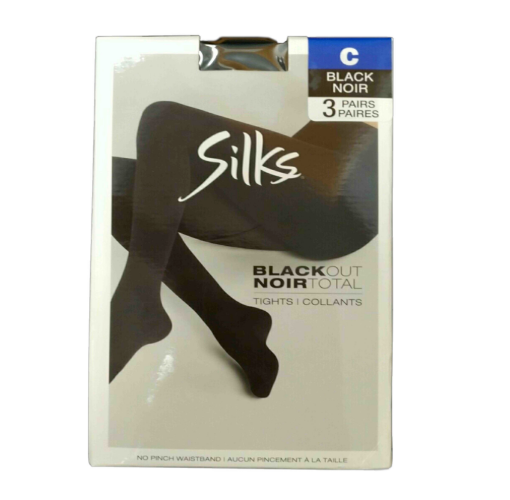 图片  Silks Blackout Noirtotal 女士裤袜 黑色