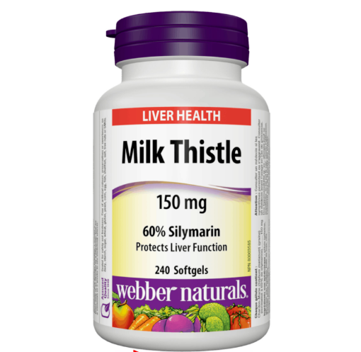 Picture of Webber Naturals-Milk Thistle 150 mg 60% Silymarin