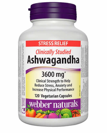 圖片 【Costco本周特价】Webber naturals Ashwagandha 素食胶囊 120 粒
