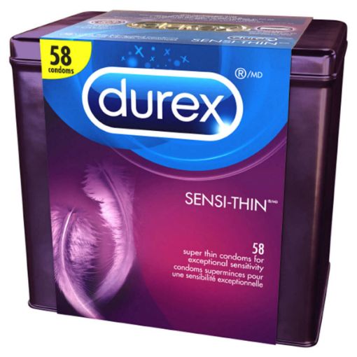 Picture of Durex Sensi-thin Condoms, 58-pack