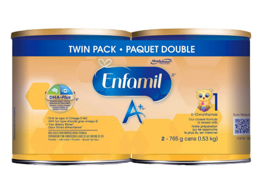 圖片 Enfamil A+ 美赞臣一段金装婴儿奶粉双罐装 (0-12个月) 2x765g