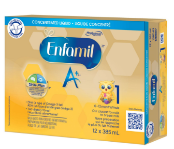 Picture of Enfamil A+ 1 Infant Formula, Concentrated Liquid Cans, (0-12months) 12x385mL