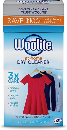 Picture of Woolite At Home Dry Cleaner, Fresh Scent, 6 Cloths