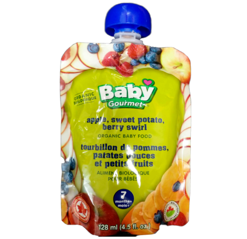 圖片 Baby Gourmet Organic Apple Sweet Potato Berry Swirl 7months+