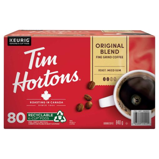 Picture of Tim Hortons Original Single-serve K-Cup Pods, 80-pack