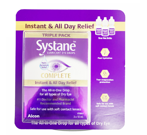圖片 【Costco本周特价】Systane Complete Lubricant Eye Drops 3*10ml