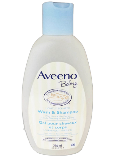 圖片 Aveeno Baby Wash & Shampoo, Gentle Cleansing Lightly Scented 236 mL,