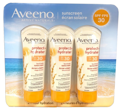 图片  Aveeno 防晒霜 Spf 30 3 x 81mL