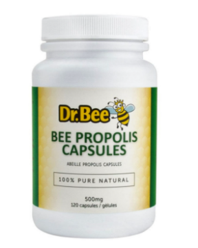 Picture of Dr Bee Propolis Capsules (Made in Canada) -120 Capsules