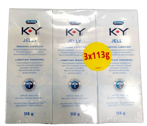 Picture of Durex KY Jelly Personal Lubricant 3 x 113g 