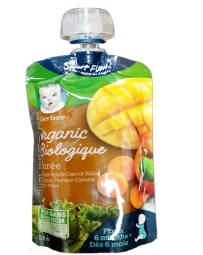 圖片 Gerber Organic Purée, Mango Apple Carrot Kale