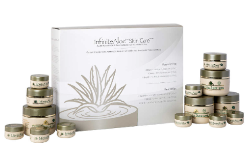 Picture of 拆盒邮寄InfiniteAloe Advanced Healthy Skin Kit 14 Jars, Unscented  227g*4+57g*2+14g*8