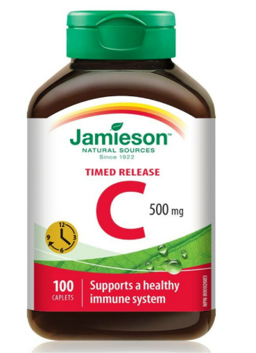 Picture of Jamieson  Vitamin C 500mg (TIMED RELEASE)) -100 Capsules