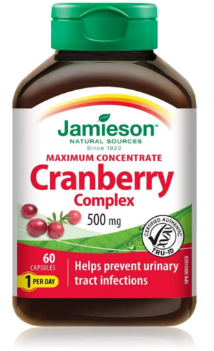 圖片 Jamieson 健美生最大濃縮蔓越莓複合維生素 500mg -60粒