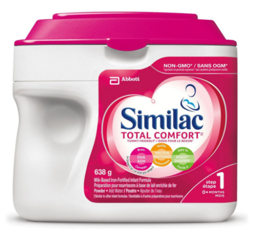 圖片 Similac Total Comfort 雅培一段嬰兒配方奶粉含Omega-3 & 6 (0+ 個月) -638g