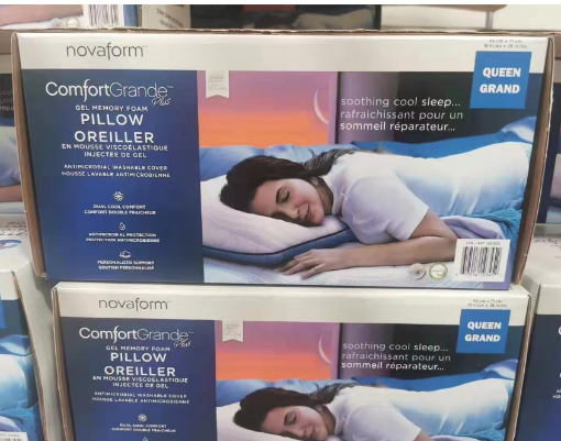 圖片 Novaform控温凝胶记忆枕头护颈曲线透气枕芯保健枕