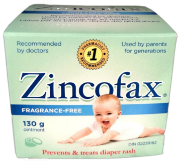 Picture of Zincofax Diaper Rash Ointment Fragrance-free 130g
