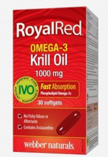 Picture of Webber Naturals-RoyalRed Omega-3 Krill Oil 1000 mg 30softgels
