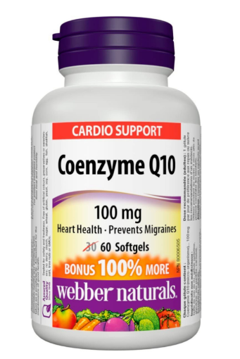 Picture of Webber Naturals  Coenzyme Q10 100mg 60ea 