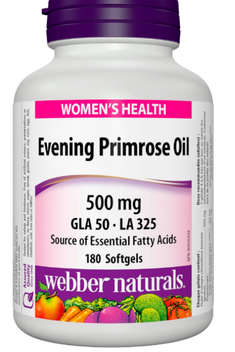 Picture of Webber Naturals  Evening Primrose Oil 500mg -180 ea 