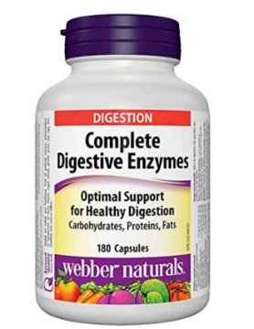 Picture of Webber Naturals Complete Digestive Enzymes 180 Capsules