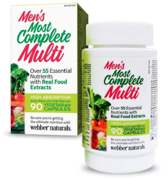 Picture of Webber Naturals Men's,Most Complete Multi Vitamin-90 Count