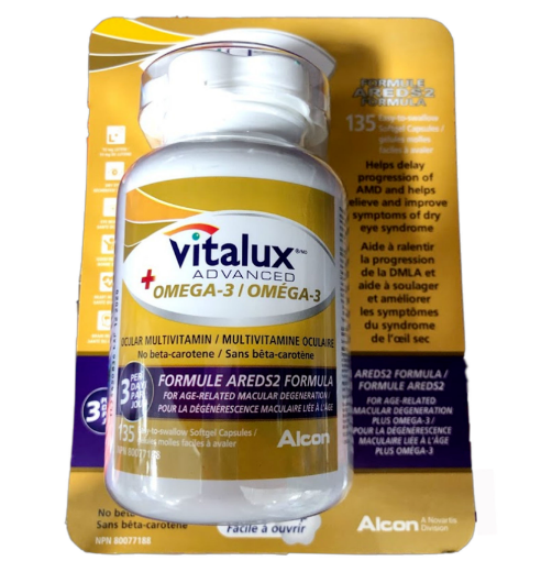 Picture of Vitalux Advanced Omega-3 Ocular Multivitamin 135 Capsules