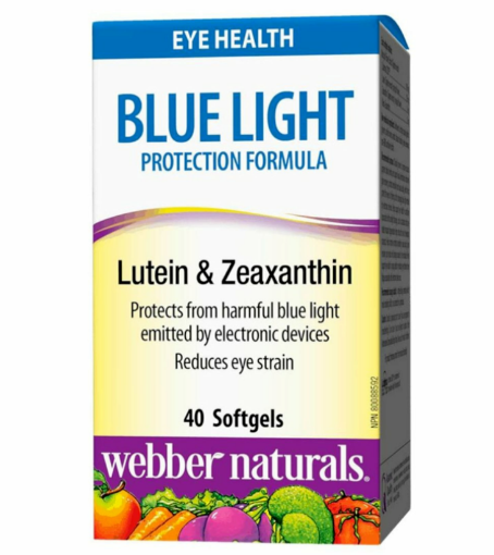 Picture of Webber Naturals Blue Light Protection Formula Lutein & Zeaxanthin 40 Softgels