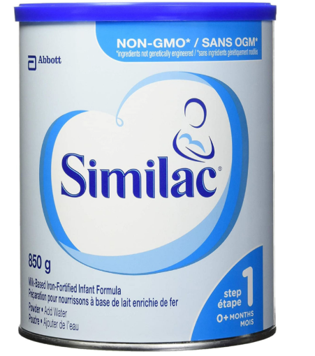 圖片 Similac 雅培一段非轉基因嬰兒配方奶粉 (0+個月)- 850g