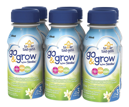 图片  Similac Go & Grow 雅培三段幼儿配方水奶(12-36个月)-香草味-6x235 mL