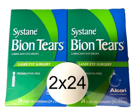 Picture of Systane Bion Tears Lubricant Eye Drops - 2 x 24 containers
