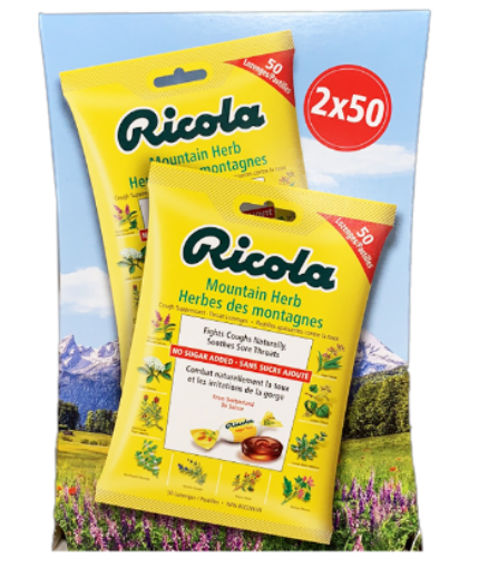 Picture of Ricola Mountain Herb No Sugar Added 90粒