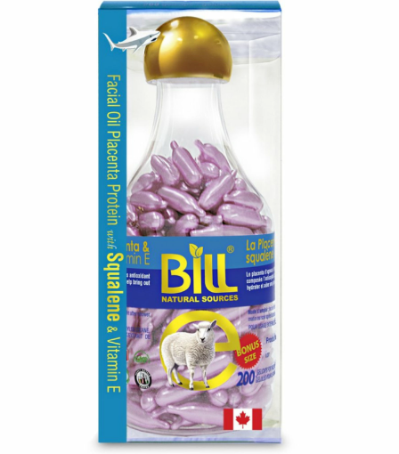 图片  Bill 康加美活性羊胎精华素含角鲨烯和维生素 E- 200粒