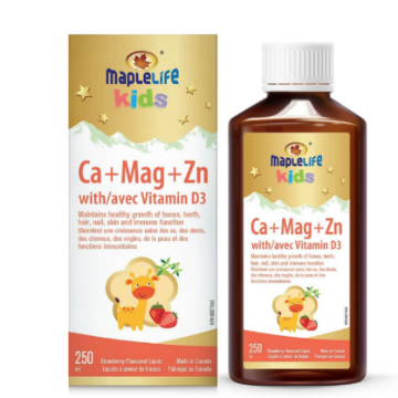Picture of Maplelife Calcium,Magnesisum and Zinc+Vitamin D 钙镁锌+维生素D液体 250ML