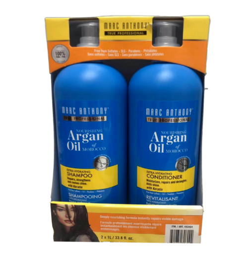 Picture of Marc Anthony Extra Hydrating Argon Oil Shampoo+Conditioner 1L*2
