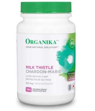 Picture of  Organika Milk Thistle 250mg -180 Capsules