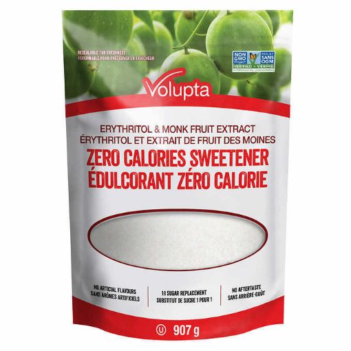 Picture of Volupta Erythritol & Monk Fruit Zero Calorie Sweetener, 907 g