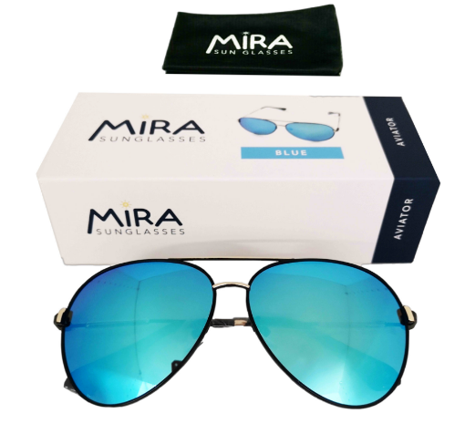Picture of Mira 750 BAviator Blue REVO Sun Glasses