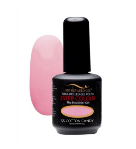 Picture of Bio Seaweed Gel 3 Step Colour Gel Polish #35 COTTON CANDY 15ml